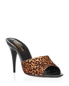 Yves Saint Laurent Women's Open Toe Slip On Pumps