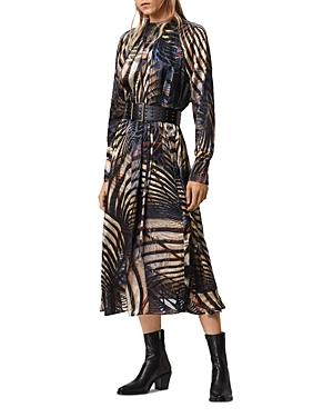 Allsaints Carolina Unison Devore Maxi Dress