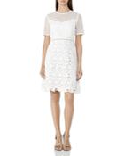 Reiss Heather Mixed Lace Dress