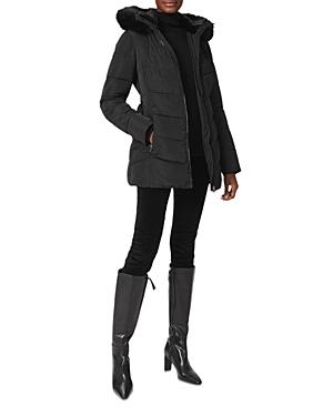 Hobbs London Allie Hooded Belted Puffer Coat