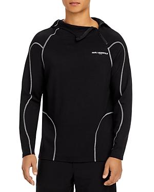Karl Lagerfeld Paris Asymmetric Zip Pullover