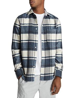Reiss Paulie Check Regular Fit Button Down Shirt