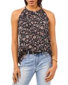Vince Camuto Floral Print Sleeveless Top