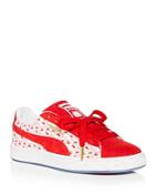 Puma Women's Hello Kitty Classic Suede & Leather Lace Up Sneakers