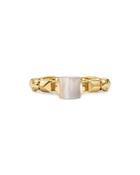 Michael Kors Mercer Stacking Ring In 14k Gold-plated Sterling Silver