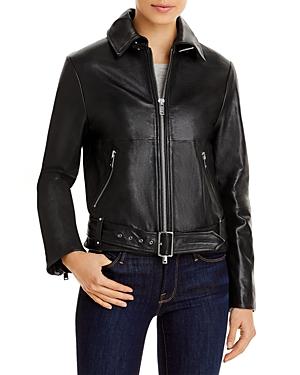 Weekend Max Mara Leather Biker Jacket