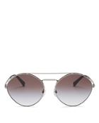 Valentino Women's Brow Bar Round Sunglasses, 61mm
