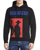 Dsquared2 Cowboy Graphic Hooded Sweatshirt
