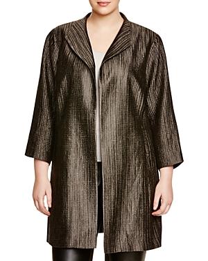 Eileen Fisher Plus Textured Coat