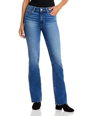 Paige Manhattan Mid Rise Bootcut Jeans In Lemniscate