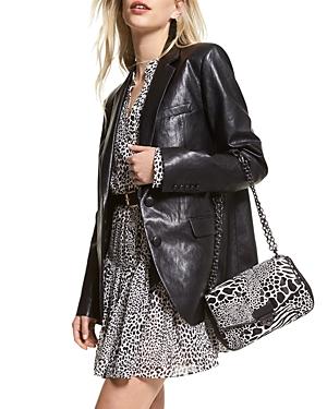 Michael Michael Kors Faux Leather Blazer