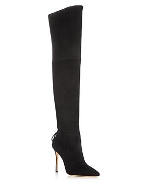 Pour La Victoire Women's Caterina Suede Over-the-knee High Heel Boots