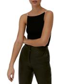 Musier Faux Pearl Tank Top