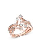 Bloomingdale's Diamond Fancy-cut Ring In 14k Rose Gold, 1.0 Ct. T.w. - 100% Exclusive