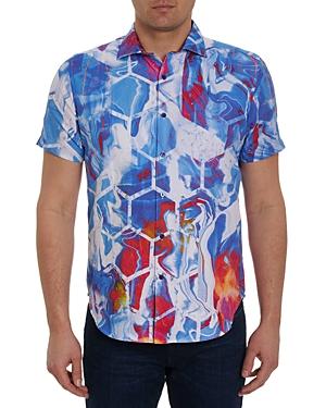 Robert Graham Seibel's Cove Printed Linen Cotton Shirt