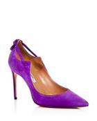 Brian Atwood Women's Veruska Suede Pointed Toe Pumps