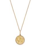 Colette 18k Yellow Gold Astrocosmica Diamond Zodiac Medallion Pendant Necklace, 16
