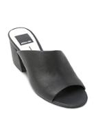 Dolce Vita Women's Juels Leather Block Heel Slide Sandals