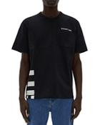 Helmut Lang Patchwork Split Logo Tee