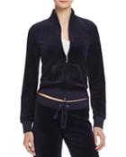 Juicy Couture Velour Track Jacket In Regal Navy - 100% Bloomingdale's Exclusive