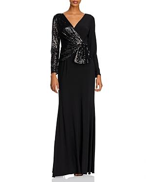 Adrianna Papell Sequin Jersey Gown
