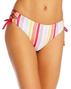Roxy Beach Classics Striped Bikini Bottoms