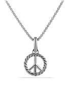 David Yurman Cable Collectibles Peace Sign Charm