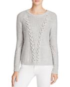 Ramy Brook Leandre Cable Sweater