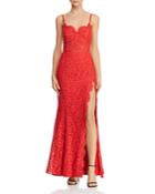 Fame And Partners Kirsten Lace Bustier Gown