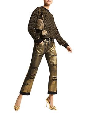 Michael Michael Kors Metallic Logo Sweater