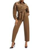 Good American Cinched Utility Jumpsuit