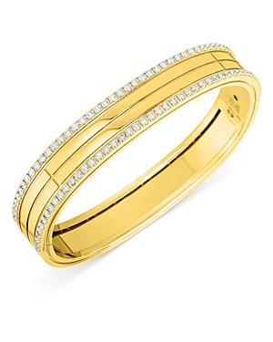 Roberto Coin 18k Yellow Gold Portofino Diamond Bangle Bracelet