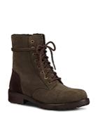 Ugg Women's Kilmer Water Resistant Leather Lace Up Booties