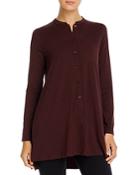 Eileen Fisher Button-front Tunic Top