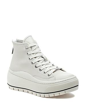 J/slides Women's Gracie Lace Up High Top Sneakers