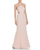Laundry By Shelli Segal Strap-detail Cutout Gown