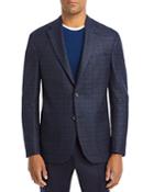 Jack Victor Morton Tonal Navy, Brown & Blue Plaid Jacket