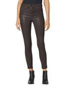 Joe's Jeans The Charlie High Rise Ankle Skinny Jeans In Dark Cocoa