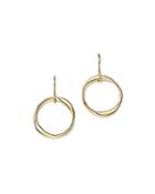14k Yellow Gold Twisted Ring Drop Earrings - 100% Exclusive