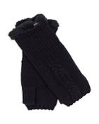 Echo Cable Knit Fingerless Gloves - 100% Exclusive