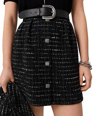 Ba & Sh Livia Tweed Mini Skirt