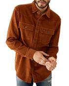 True Religion Cotton Corduroy Regular Fit Western Shirt