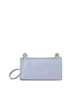 Mansur Gavriel Mini Iridescent Leather Pencil Crossbody