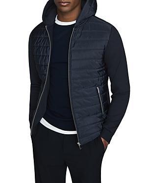 Reiss Basing Quilted Hooded Jacket