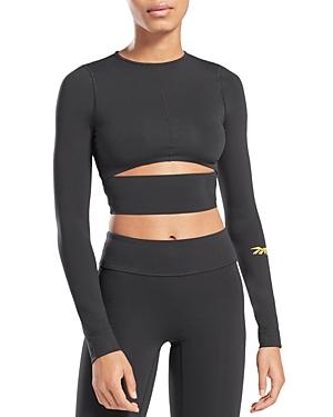 Reebok X Victoria Beckham Front Cutout Athletic Crop Top