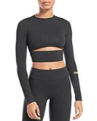 Reebok X Victoria Beckham Front Cutout Athletic Crop Top