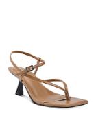 Marc Fisher Ltd. Women's Calinda Square Toe Kitten Heel Sandals