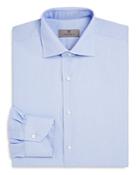 Canali Diamond-weave Regular Fit Dress Shirt
