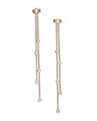 Bloomingdale's Diamond Double Chain Drop Earrings In 14k Yellow Gold - 100% Exclusive