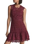 Reiss Delilah Lace Mini Dress